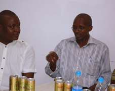 The Base Manager @ Launch Of Tusker Lite & Snapp On 4th March 2014